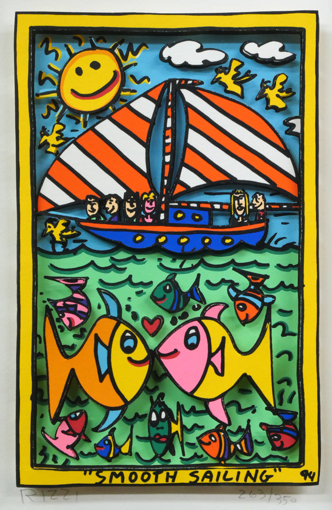 ジェームス・リジィ（JAMES RIZZI）「SMOOTH SAILING」3Dシルク