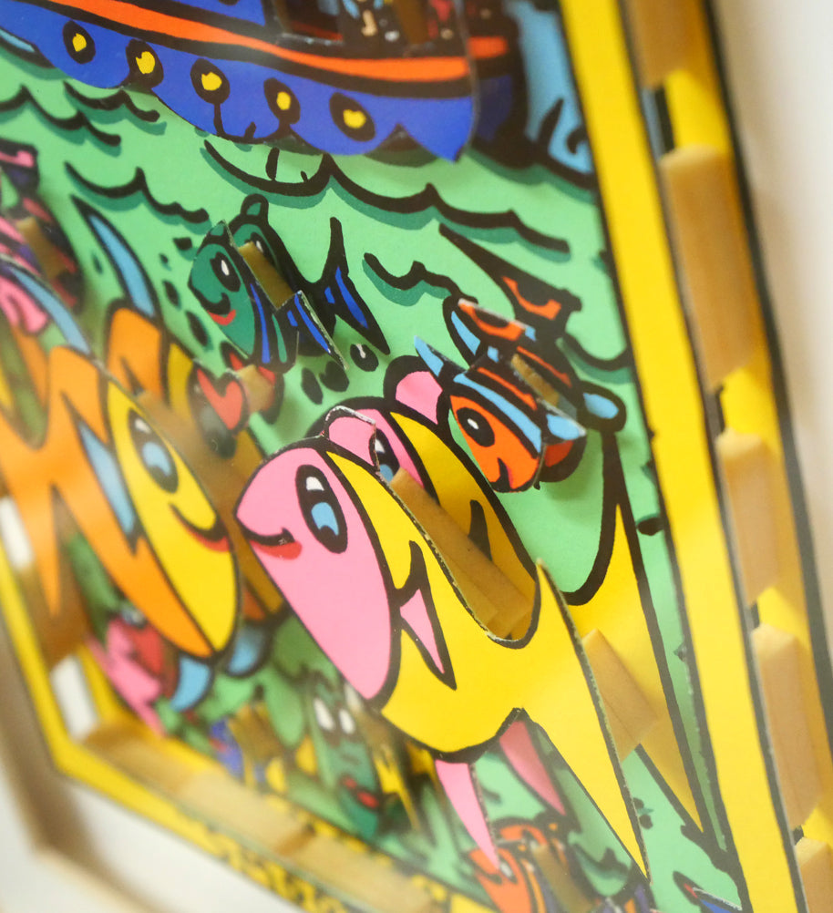 ジェームス・リジィ（JAMES RIZZI）「SMOOTH SAILING」3Dシルク