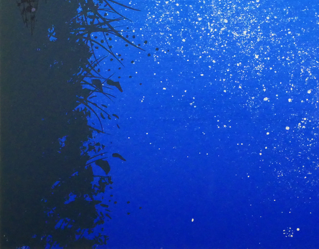 千住博「水」リトグラフ 絵画買取・販売の小竹美術