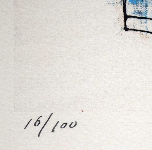 津田耕「Swing」ジグレー版画 絵画買取・販売の小竹美術