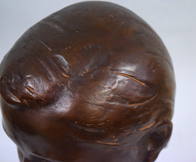 舟越保武「ローラ」ブロンズ作品・共箱 絵画買取・販売の小竹美術