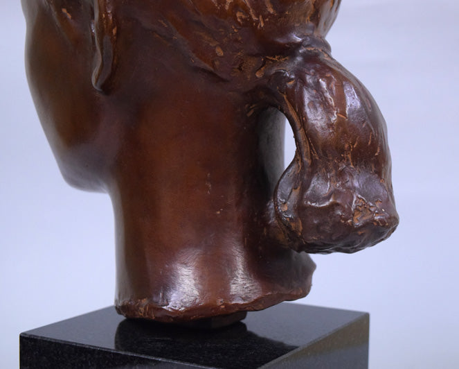 舟越保武「ローラ」ブロンズ作品・共箱 絵画買取・販売の小竹美術