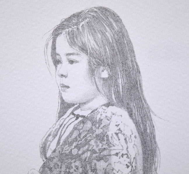 藤井勉「希望」リトグラフ 絵画買取・販売の小竹美術