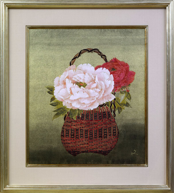 堀文子「緋牡丹」シルクスクリーン版画 絵画買取・販売の小竹美術