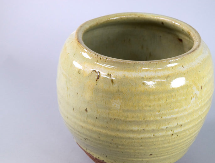 石黒宗麿「灰失透釉壺」清水卯一鑑識箱付き 絵画買取・販売の小竹美術