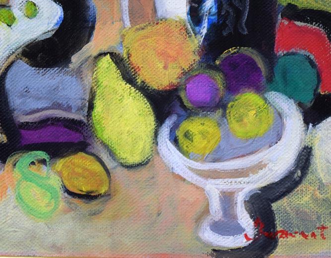 岩本英希「静物画」油絵・F3号 絵画買取・販売の小竹美術