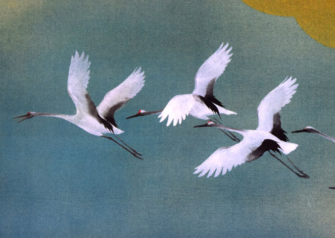 川端龍子「虹の如く」複製工芸掛軸 絵画買取・販売の小竹美術