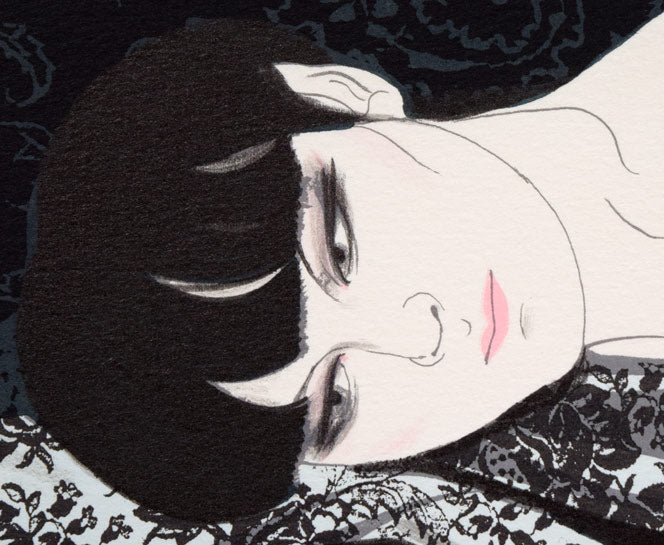 加山又造「レースの裸婦2」リトグラフ 絵画買取・販売の小竹美術