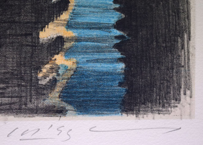 三栖右嗣「ヴェネツィアⅢ」リトグラフ 絵画買取・販売の小竹美術