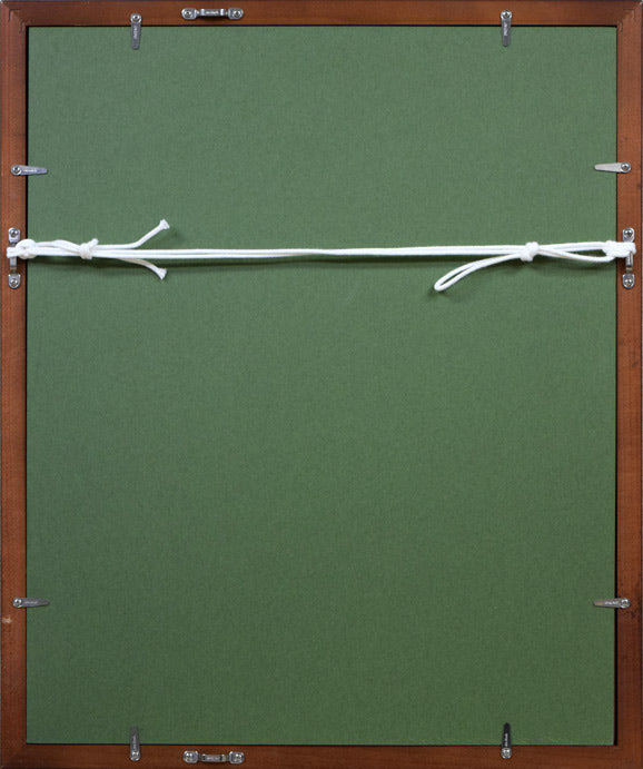 小川博「大正池より穂高」日本画・色紙額装 絵画買取・販売の小竹美術