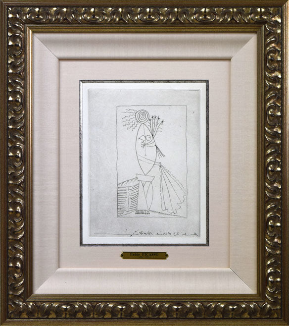 パブロ ピカソ（Pablo PICASSO）「クロードの木馬」リトグラフ 絵画