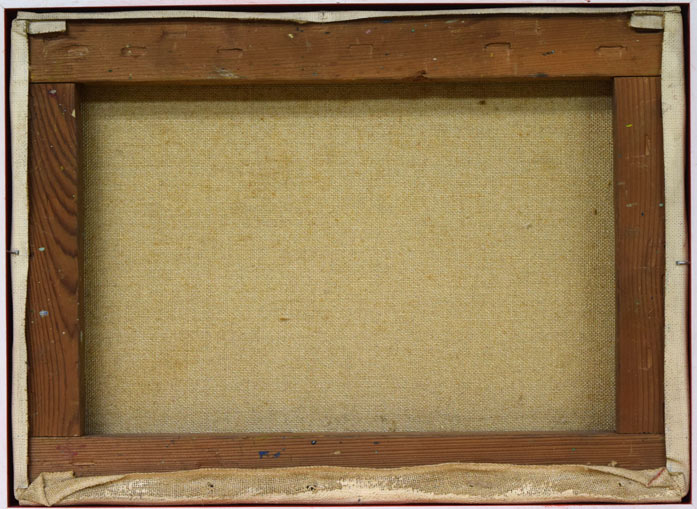 砂田友治「富士山」油絵・F4号 絵画買取・販売の小竹美術