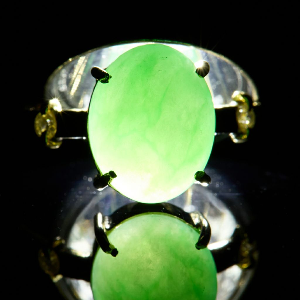 11号サイズ・プレミアム・K18・艶美麗・透明感抜群】（プレミアム濃緑