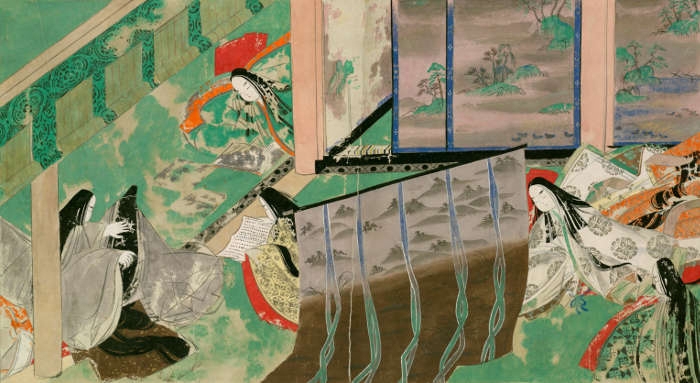 源氏物語絵巻(ゲンジモノガタリエマキ)とは？ 意味や使い方 - コトバンク