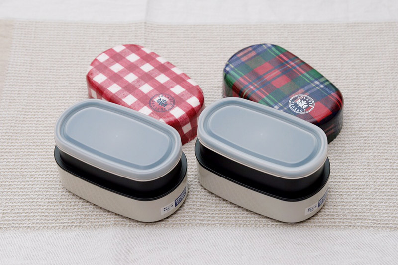 チェック柄のランチボックス お弁当箱 | ことびより