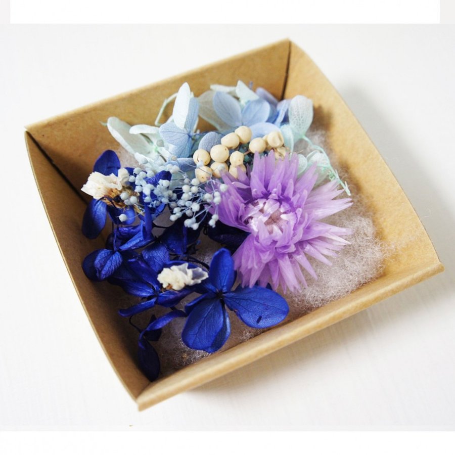 ハーバリウム 花材のみ [シルバーデージー] | ハーバリウム通販