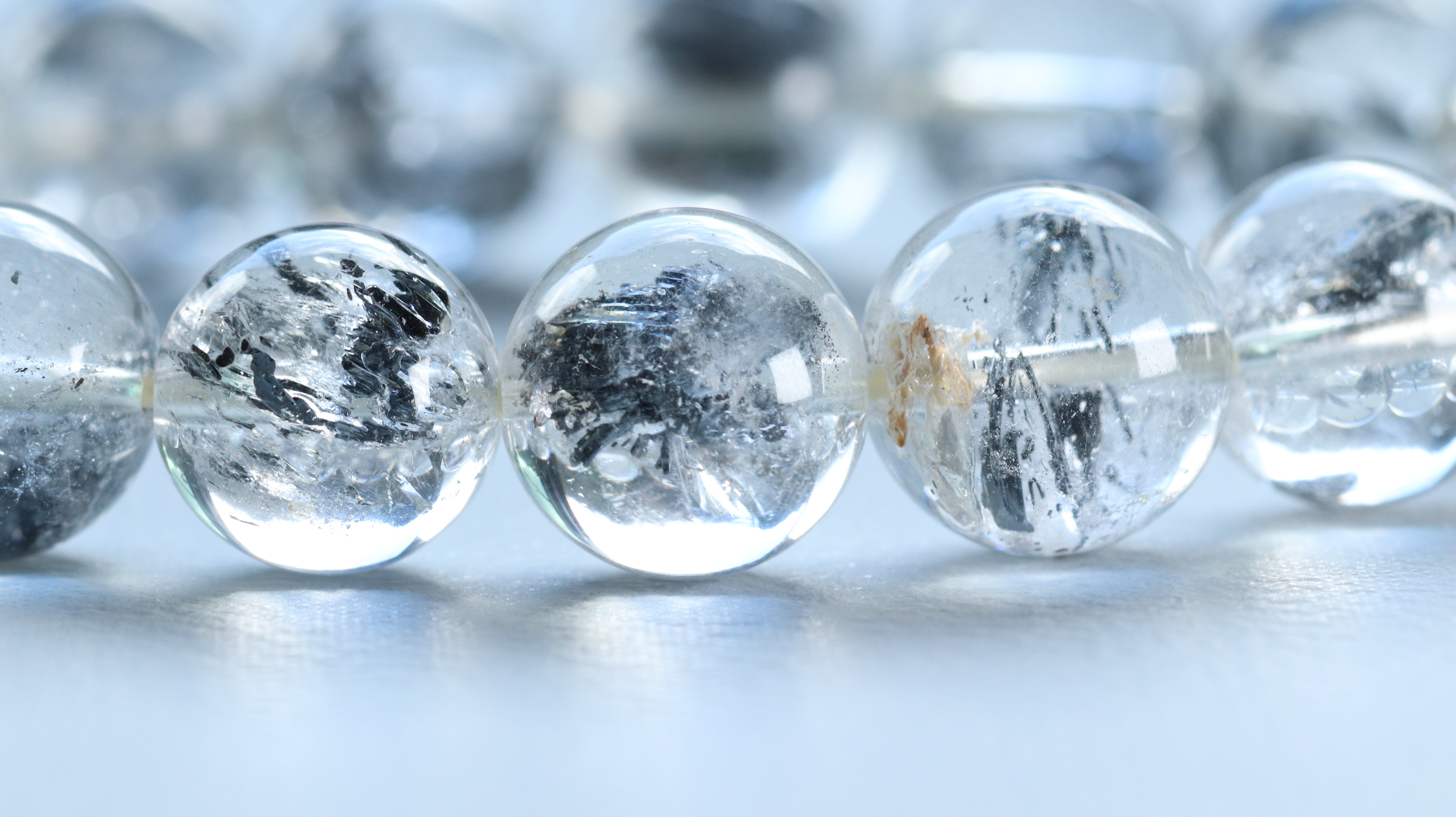 スティブナイトインクォーツ ブレスレット 12mm | 希少天然石 | Kou