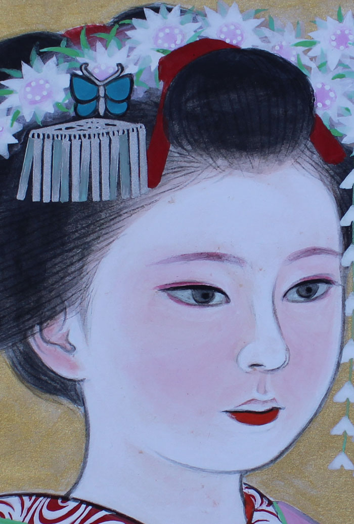 舞妓｜新・古美術 高美堂（こうびどう）｜掛軸販売・通販・買取｜骨董