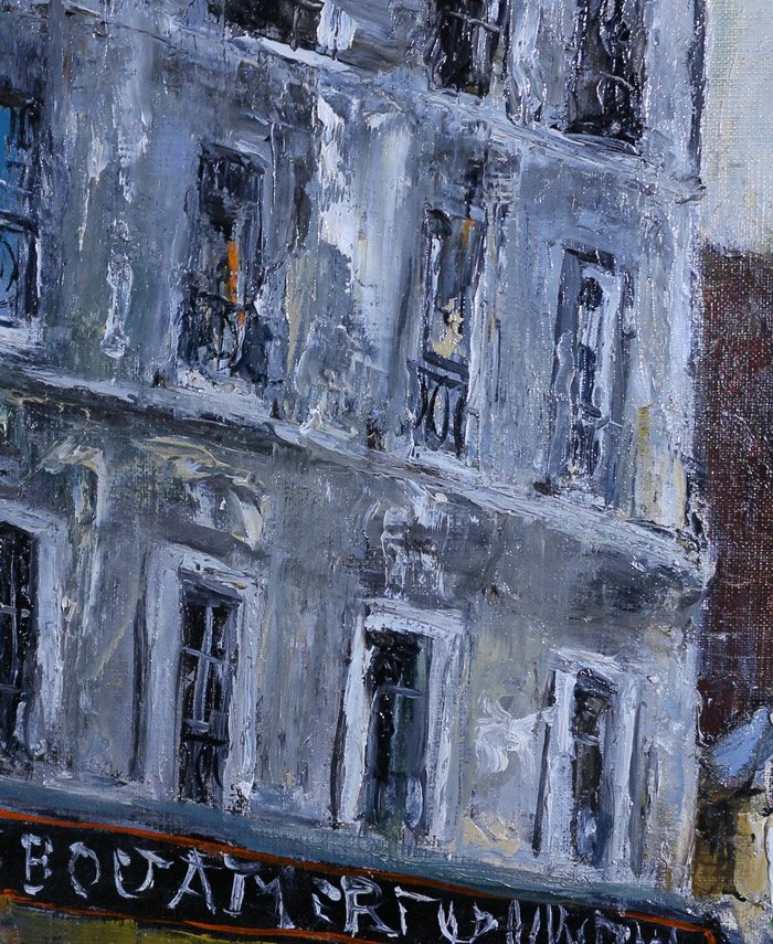 カルチェラタンの裏通り｜額（油彩・10号）｜新・古美術 高美堂（こう