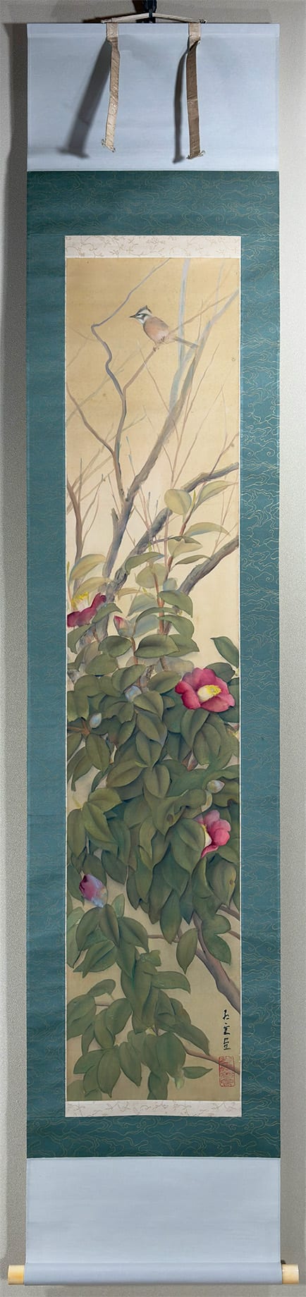 早春（椿）｜新・古美術 高美堂（こうびどう）｜掛軸販売・通販・買取