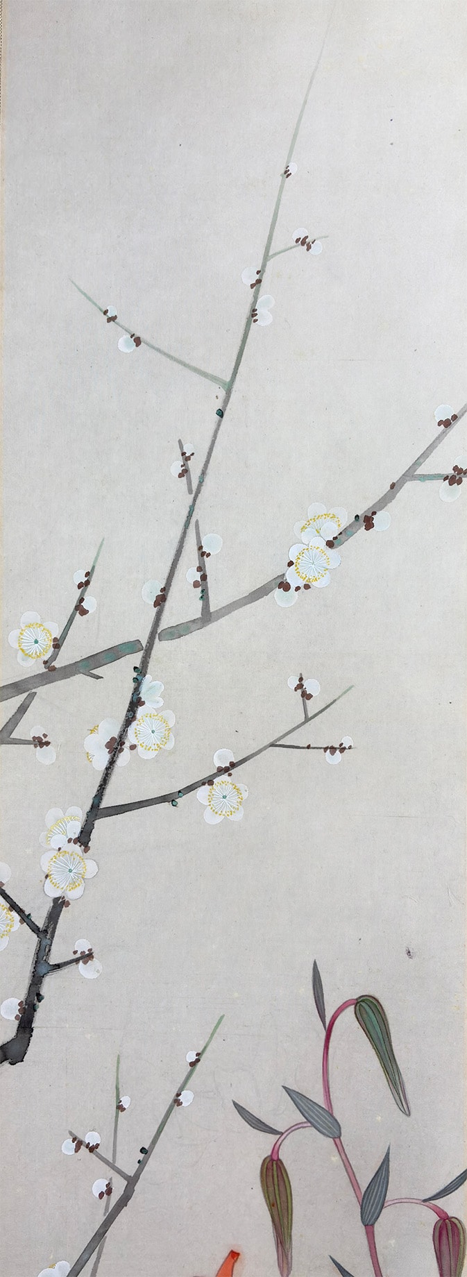 四季草花｜双幅｜新・古美術 高美堂（こうびどう）｜掛軸販売・通販