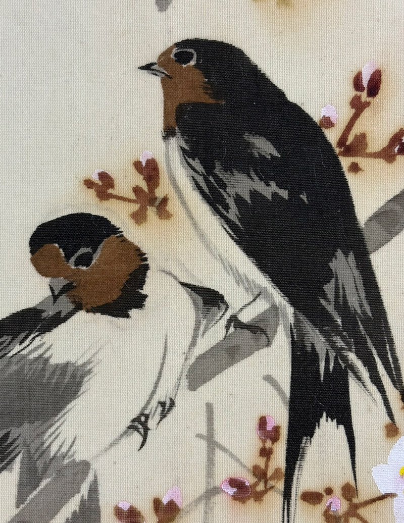 桜花玄鳥｜新・古美術 高美堂（こうびどう）｜掛軸販売・通販・買取