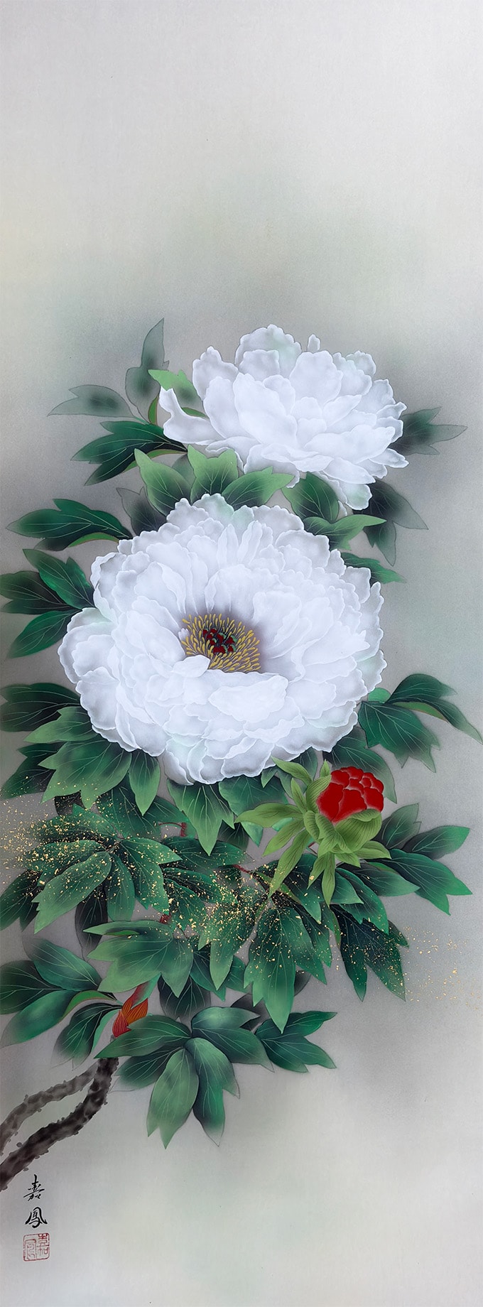 牡丹｜新・古美術 高美堂（こうびどう）｜掛軸販売・通販・買取｜骨董