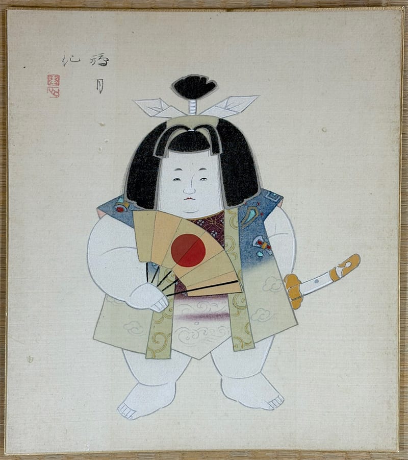 桃太郎（色紙）｜新・古美術 高美堂（こうびどう）｜掛軸販売・通販