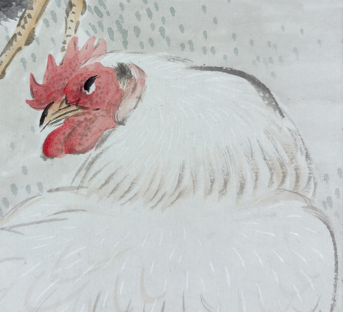 矮鶏（ちゃぼ）｜新・古美術 高美堂（こうびどう）｜掛軸販売・通販