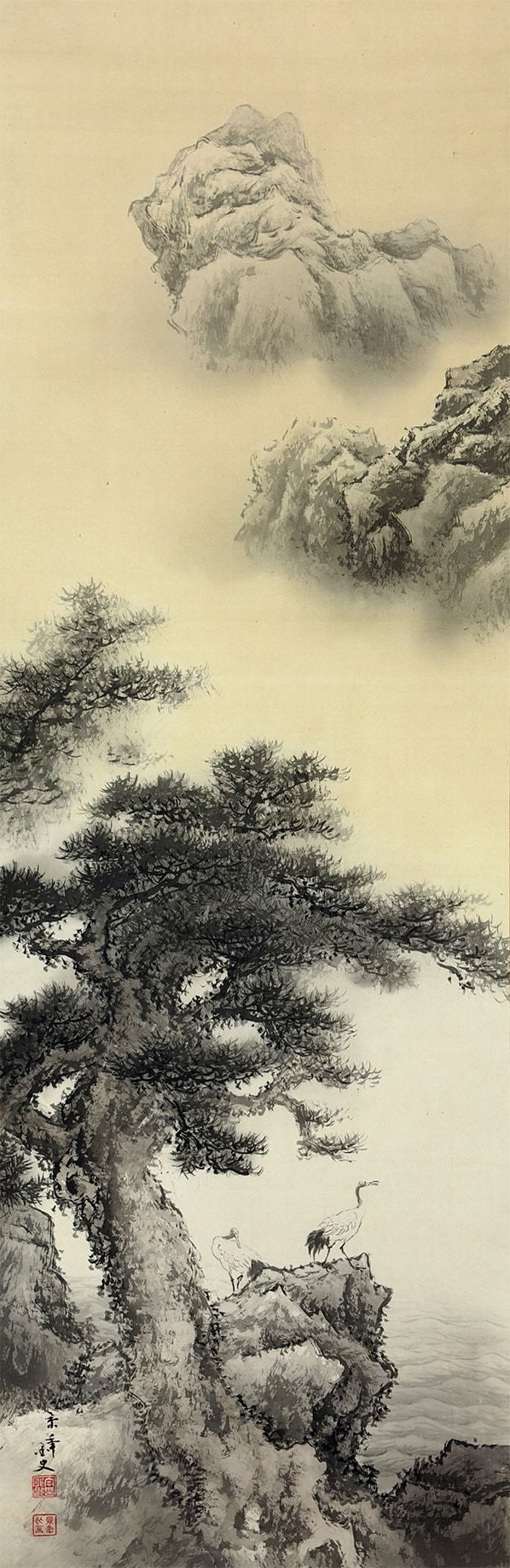 蓬莱仙境｜新・古美術 高美堂（こうびどう）｜掛軸販売・通販・買取