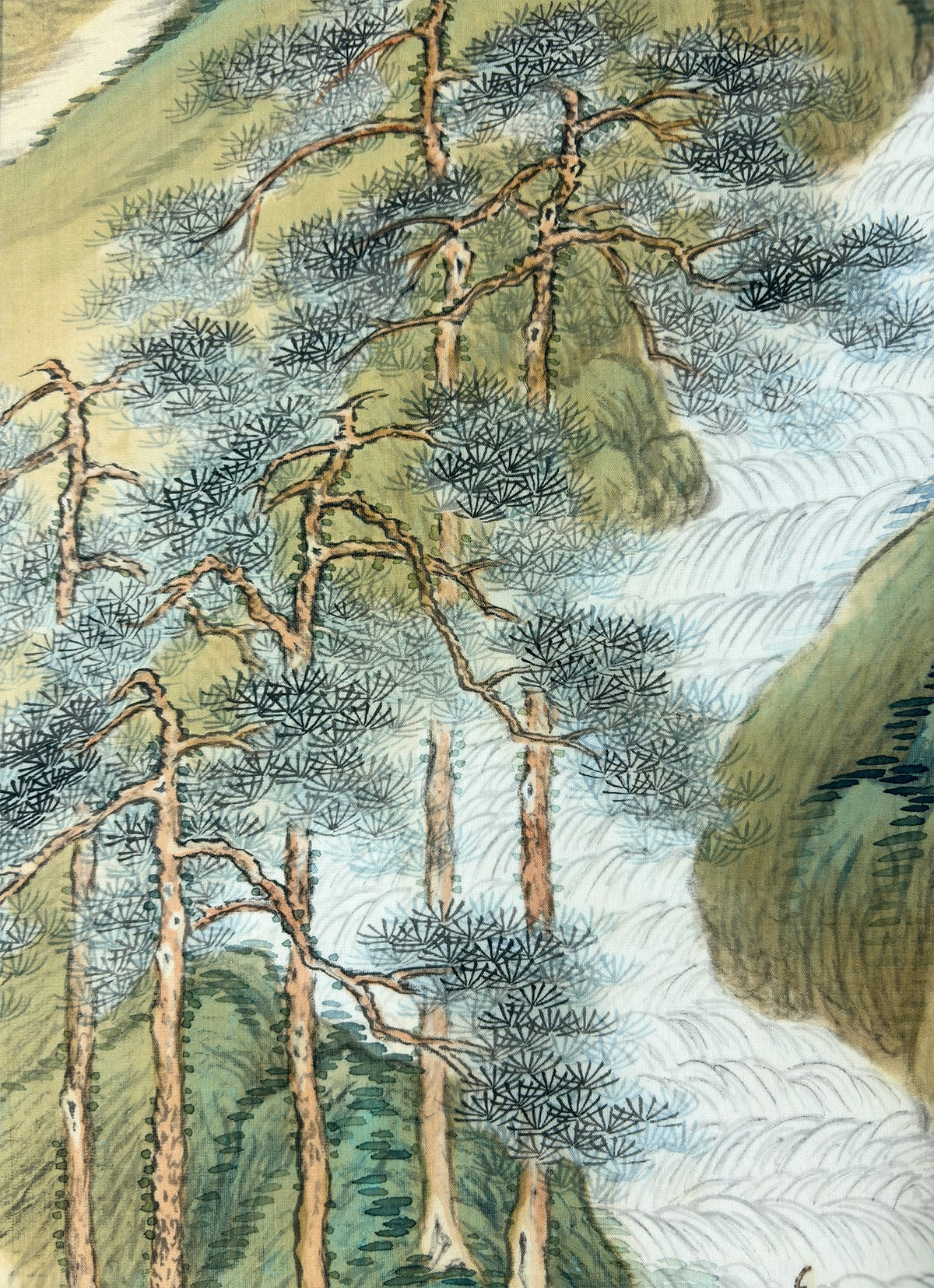 青緑山水｜新・古美術 高美堂（こうびどう）｜掛軸販売・通販・買取