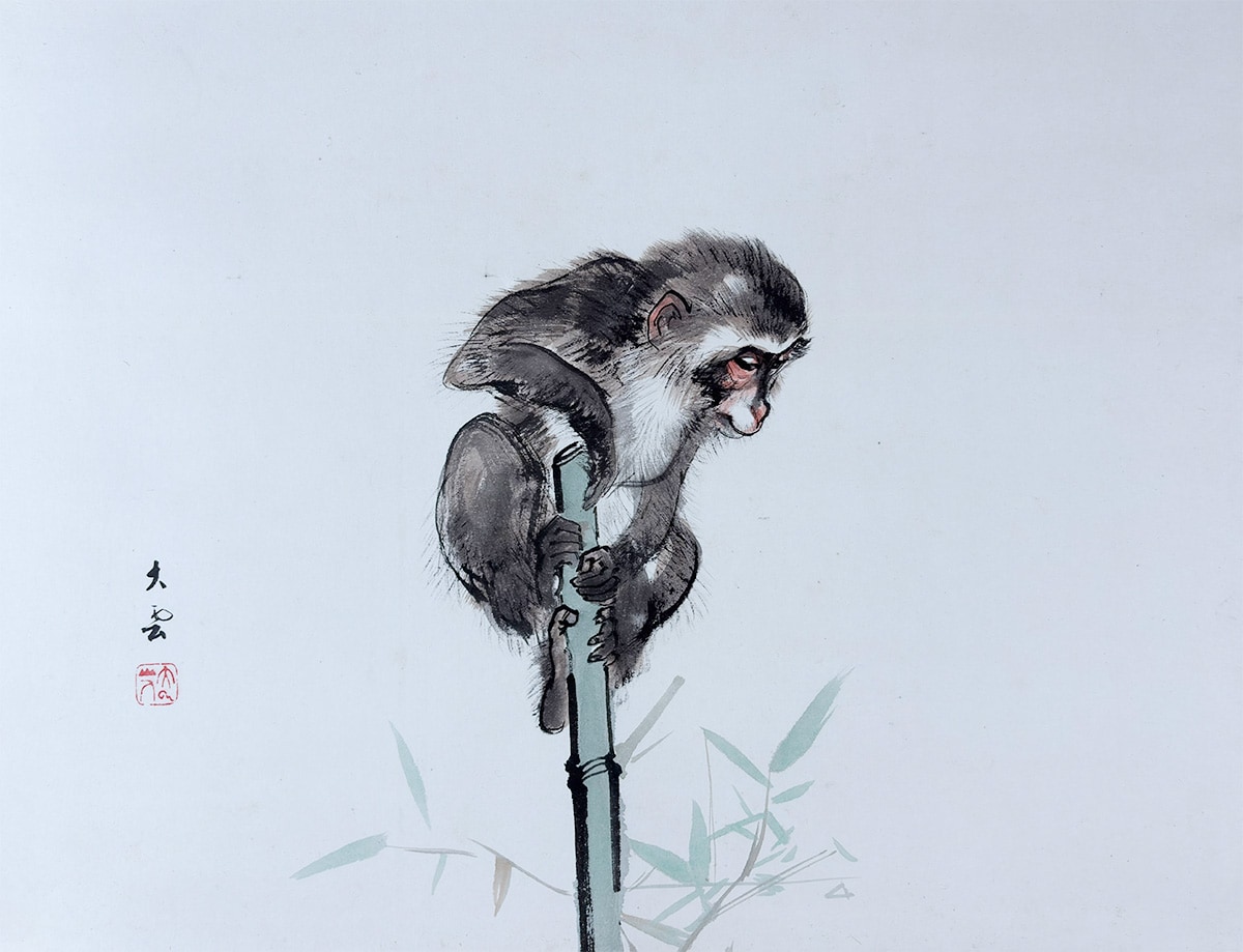 猿｜新・古美術 高美堂（こうびどう）｜掛軸販売・通販・買取｜骨董