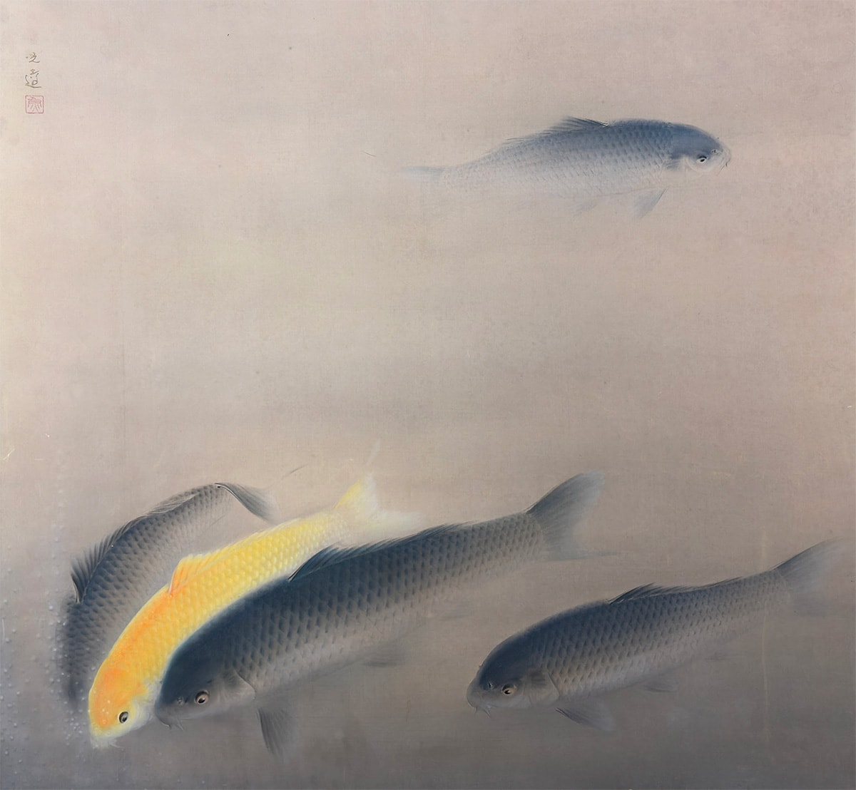 群鯉｜大幅｜新・古美術 高美堂（こうびどう）｜掛軸販売・通販・買取