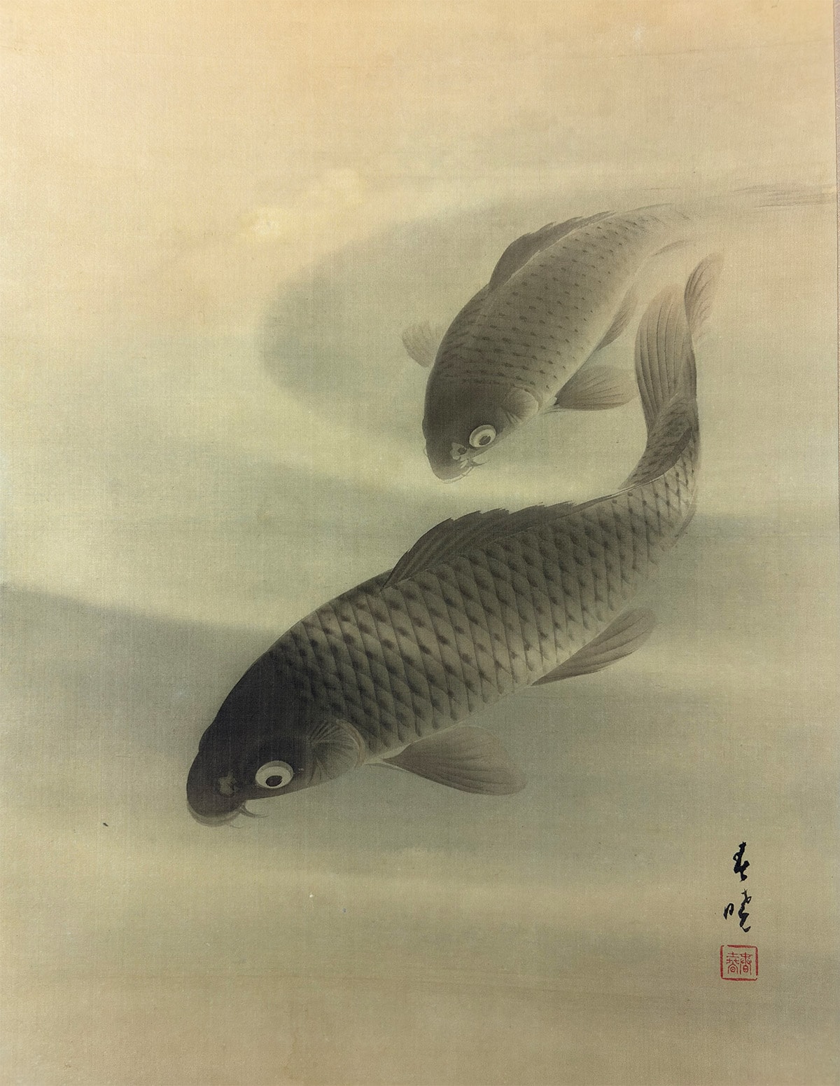 游鯉｜新・古美術 高美堂（こうびどう）｜掛軸販売・通販・買取｜骨董