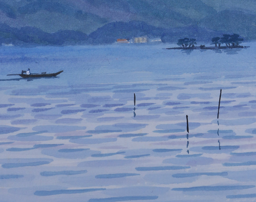 宍道湖風景｜色紙｜新・古美術 高美堂（こうびどう）｜掛軸販売・通販