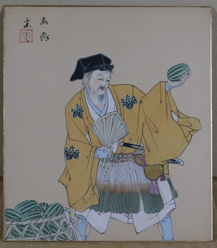 瓜万才（色紙）｜新・古美術 高美堂（こうびどう）｜掛軸販売・通販