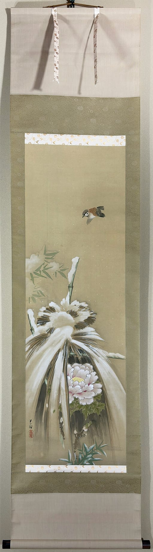 寒牡丹｜新・古美術 高美堂（こうびどう）｜掛軸販売・通販・買取