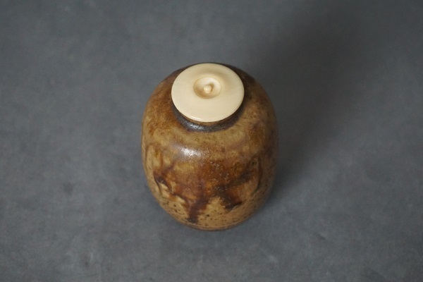 OL：05》 【石田陶春 丹波茶入】 三ツ入り箱 替仕覆付: Journal of