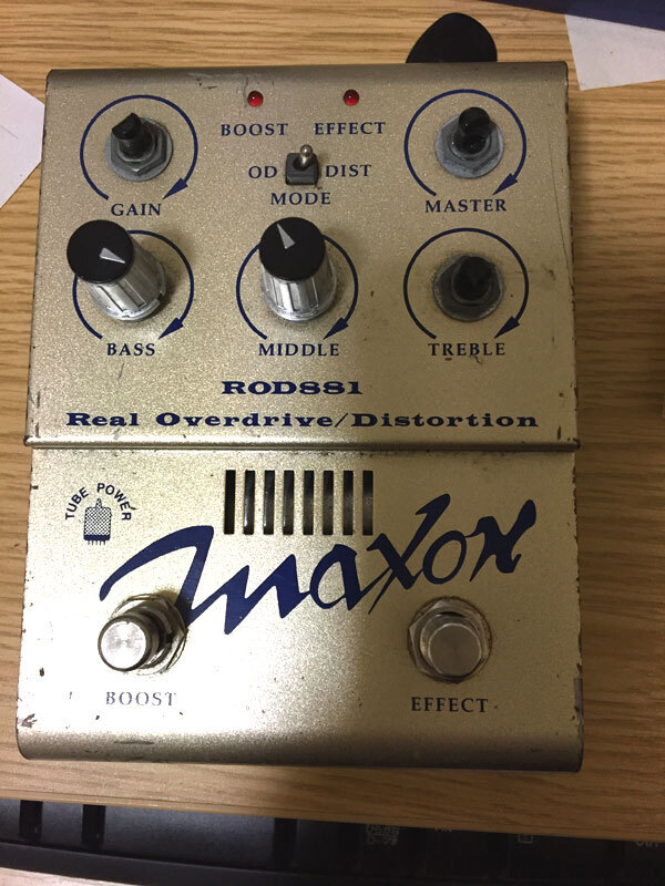 10月30日 Maxon ROD881を買った。: 自作エフェクター部2