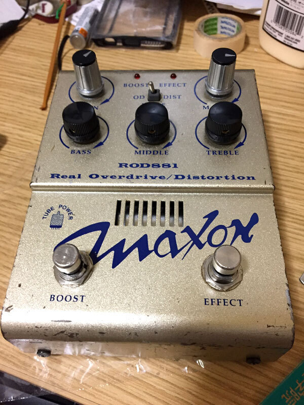 10月30日 Maxon ROD881を買った。: 自作エフェクター部2