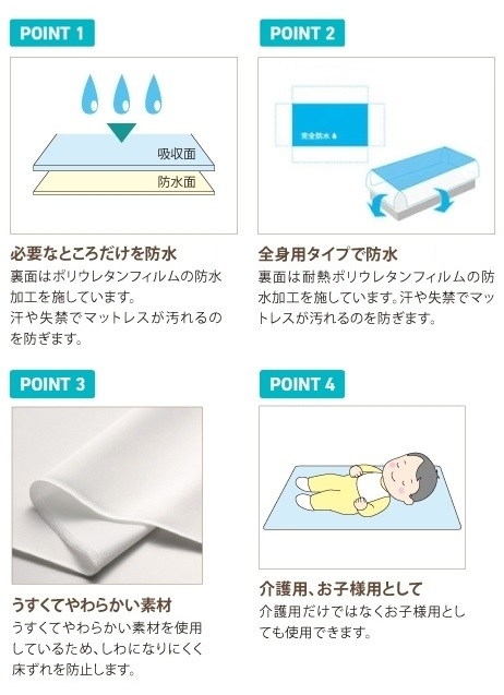 ソフト防水シーツ （全面ボックスタイプ） SE04Z｜株式会社幸和製作所