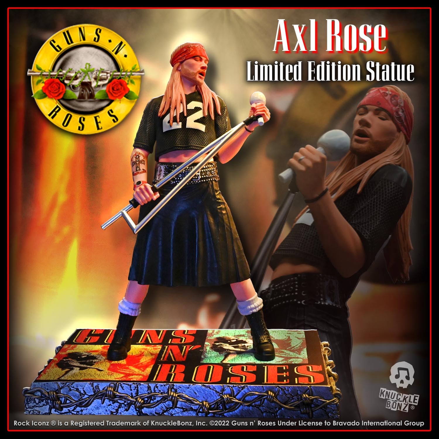 Guns N Roses Axl Rose II KnuckleBonz Statue