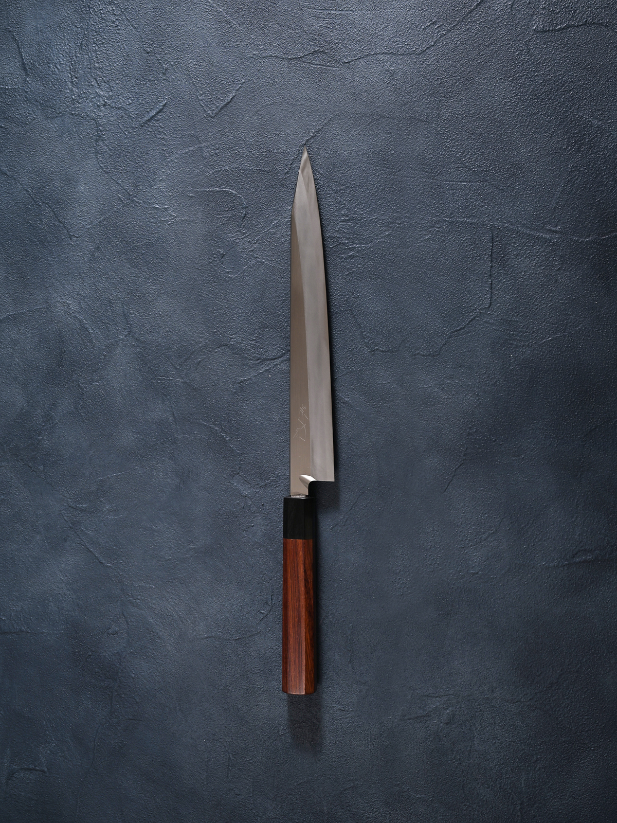 甲鉄 Koutetsu 切付型柳刃包丁240mm SRS13粉末ハイス鋼 紫檀八角柄