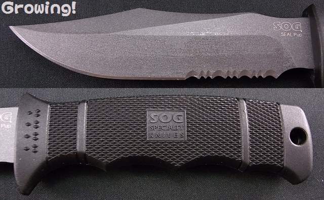 ナイフショップ グローイング！□SOG【ソグ】□ SEAL Pup コンバット
