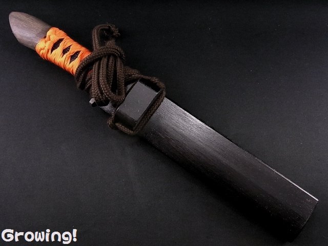 和式ナイフ 佐治武士作 175 信長白紙甲状 ナイフショップ グローイング