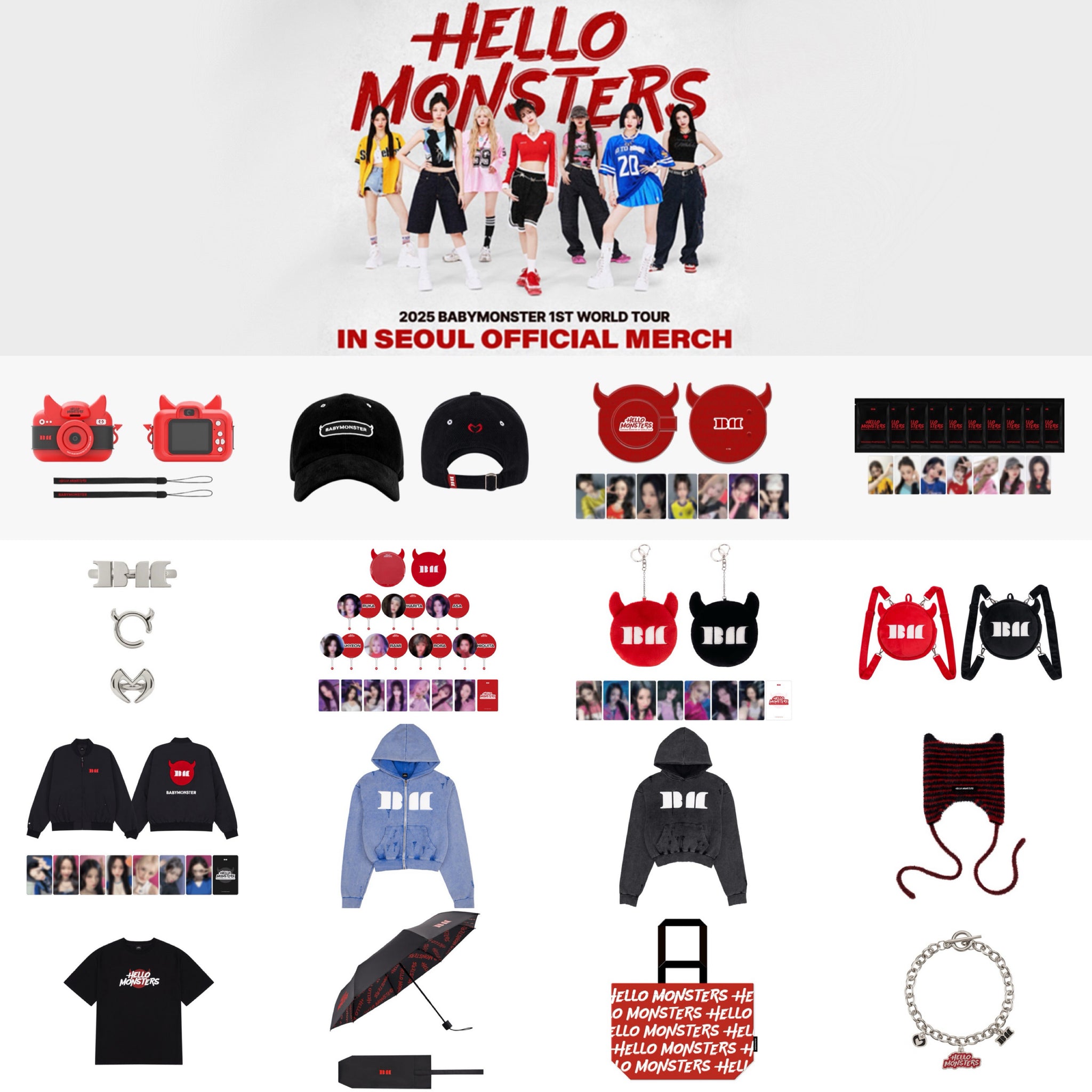 BABYMONSTER 1st World Tour HELLO MONSTERS Official MD – K-STAR