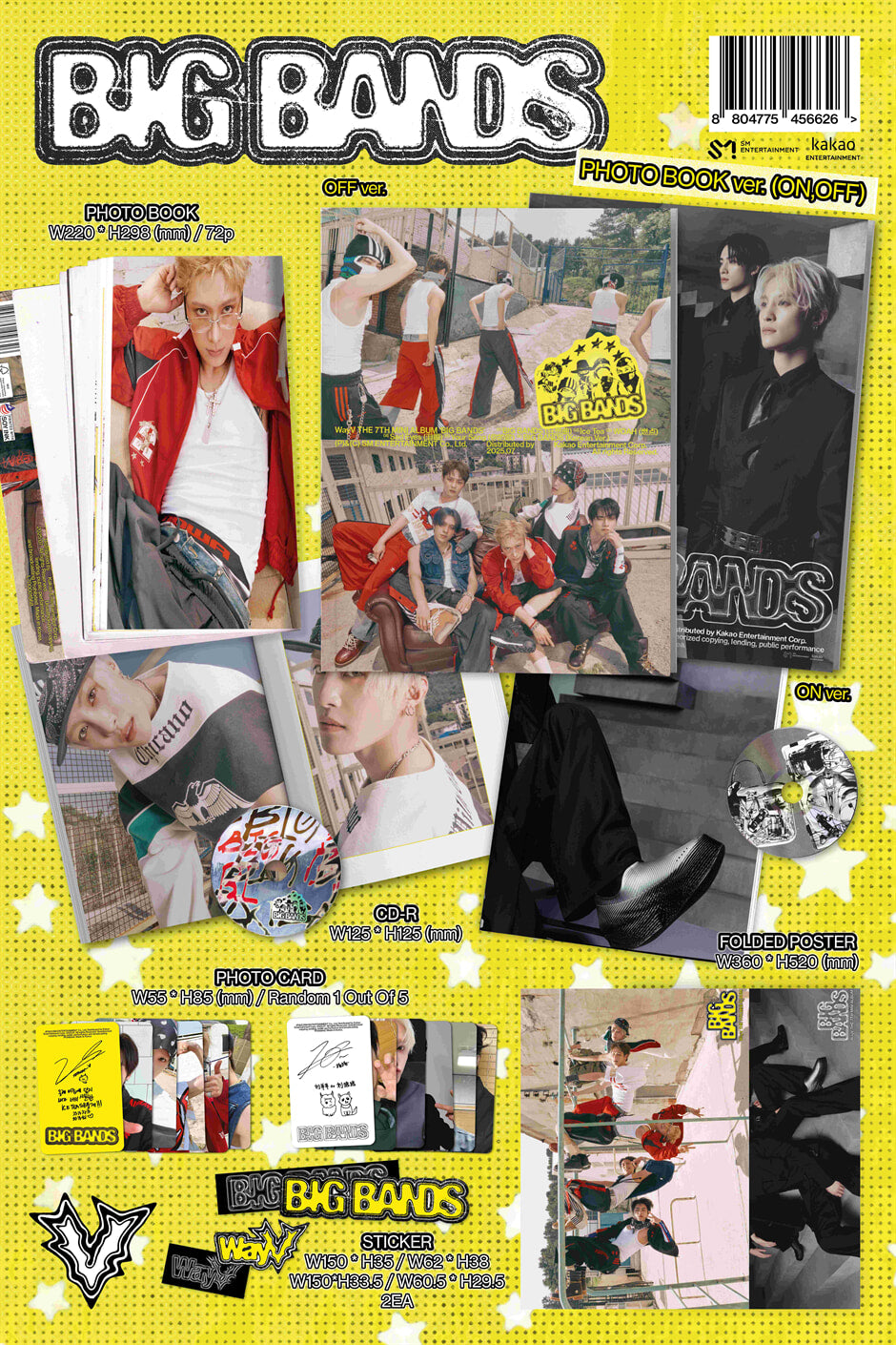 WAYV - BIG BANDS (Photobook Ver.) – K Stars