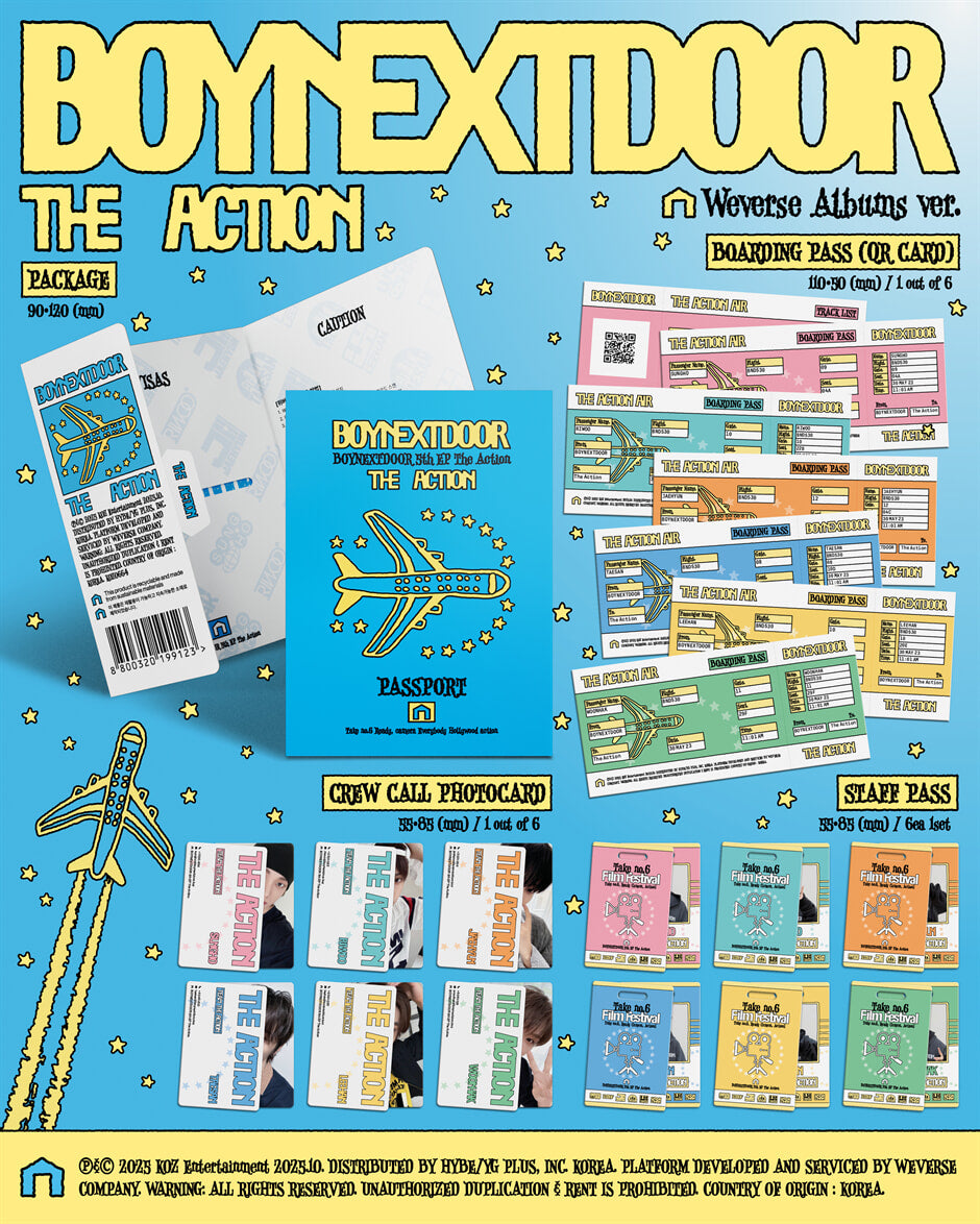 BOYNEXTDOOR - The Action (Weverse Albums Ver.) – K Stars