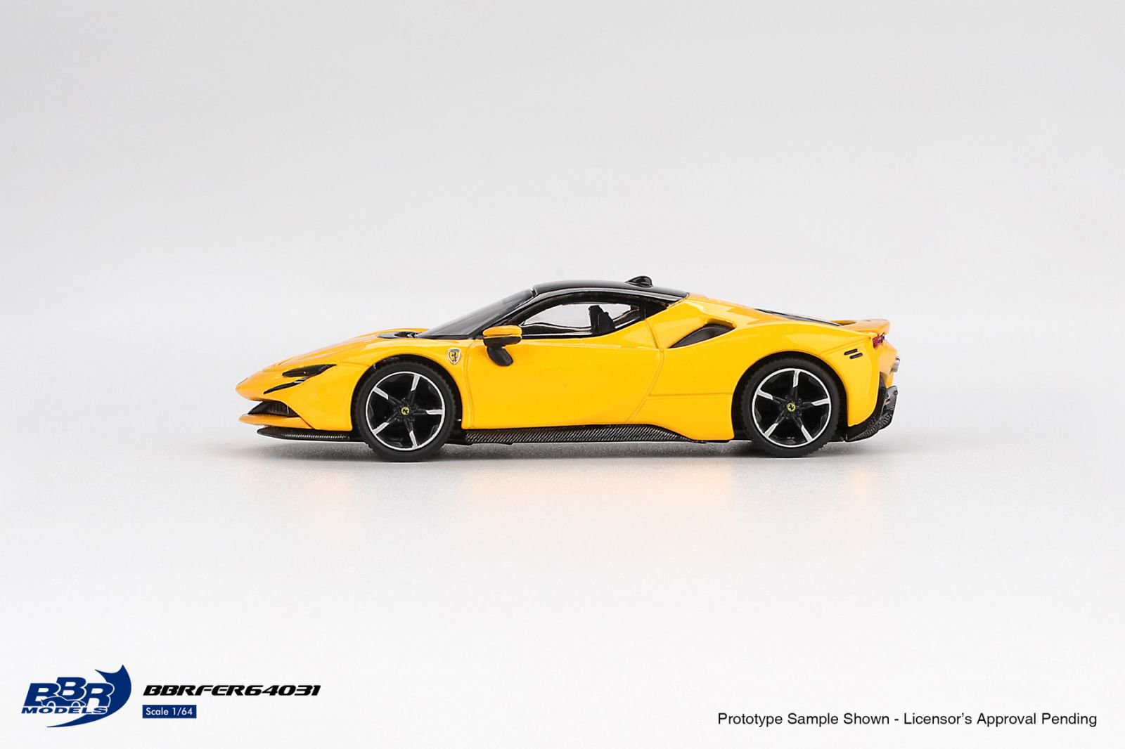 1:64 FERRARI SF90 GIALLO MODENA - BBR Models - BBRFER64031 – KRW