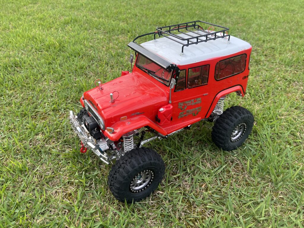 改造後スペック】タミヤ CR01 トヨタ ランドクルーザー40 -